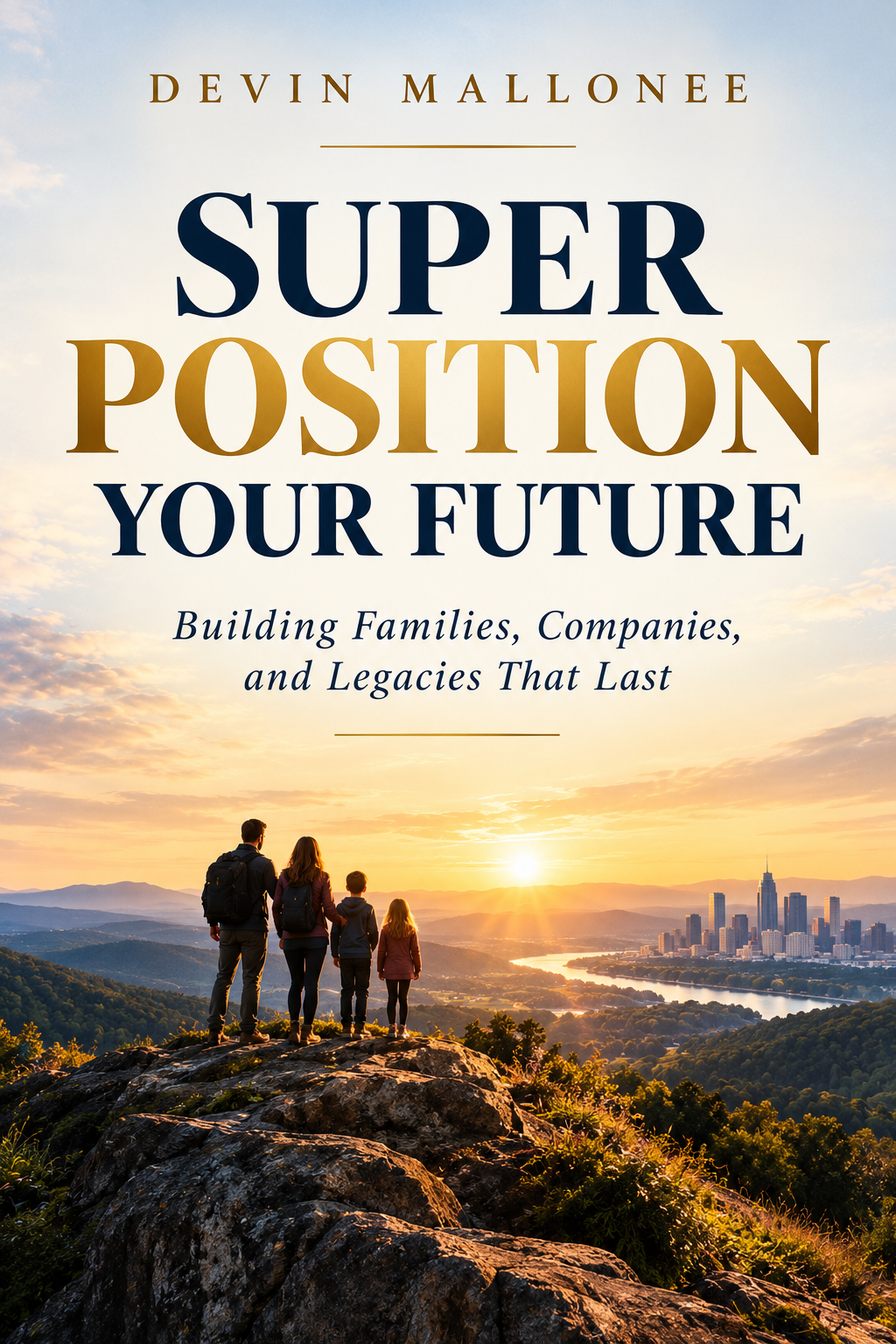 Super Position Your Future: Building Families, Companies, and Legacies That Last — book cover by Devin Mallonee